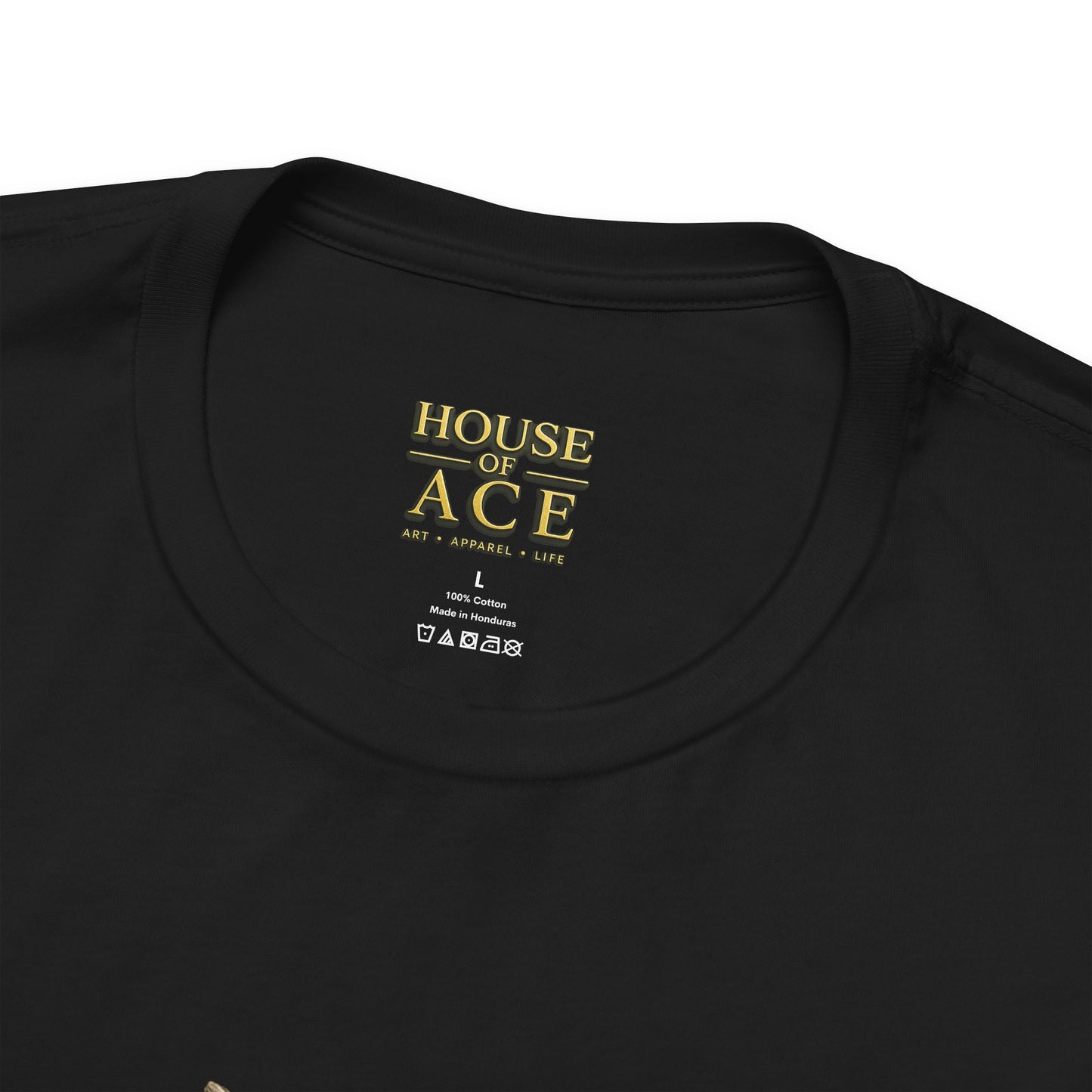 Cool Cat Graphic T-Shirt | Vintage Monochrome Cat Tee by House of Ace
