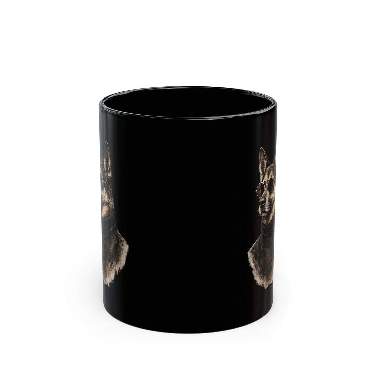 Black Dog Coffee Mug by House of Ace — 11oz Ceramic