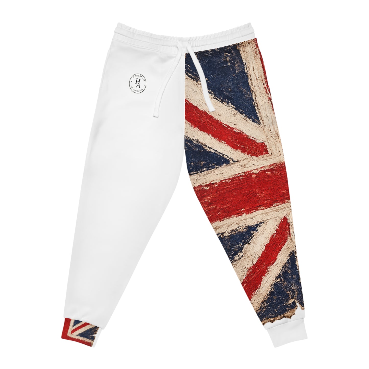 Vintage Union Jack Joggers | Retro British Flag Streetwear | Designed by House of Ace