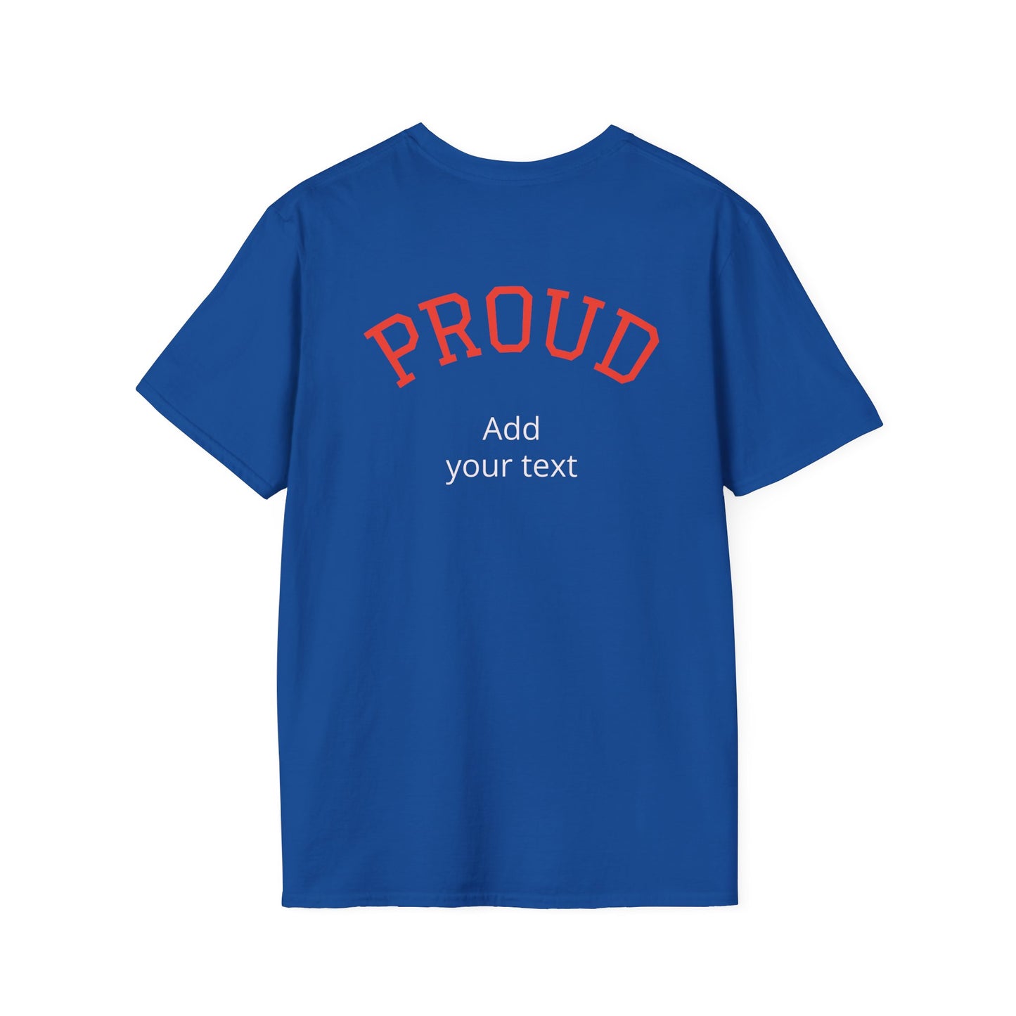 Vintage Union Jack “PROUD” Tee – Distressed British Flag Retro Patriotic Shirt with Personalised Back Text by House of Ace