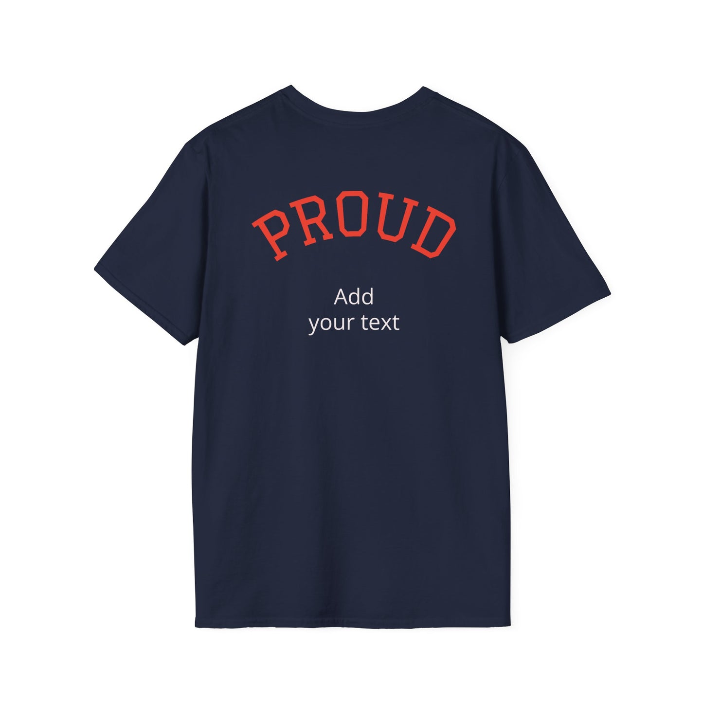 Vintage Union Jack “PROUD” Tee – Distressed British Flag Retro Patriotic Shirt with Personalised Back Text by House of Ace