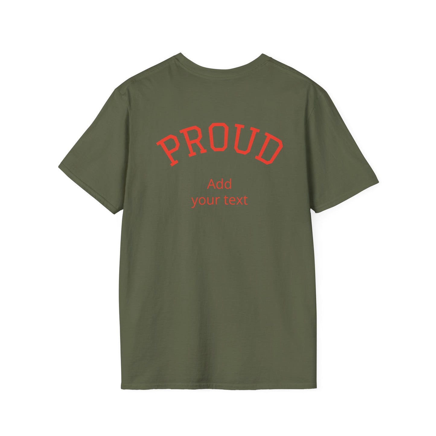 Vintage Union Jack “PROUD” Tee – Distressed British Flag Retro Patriotic Shirt with Personalised Back Text by House of Ace
