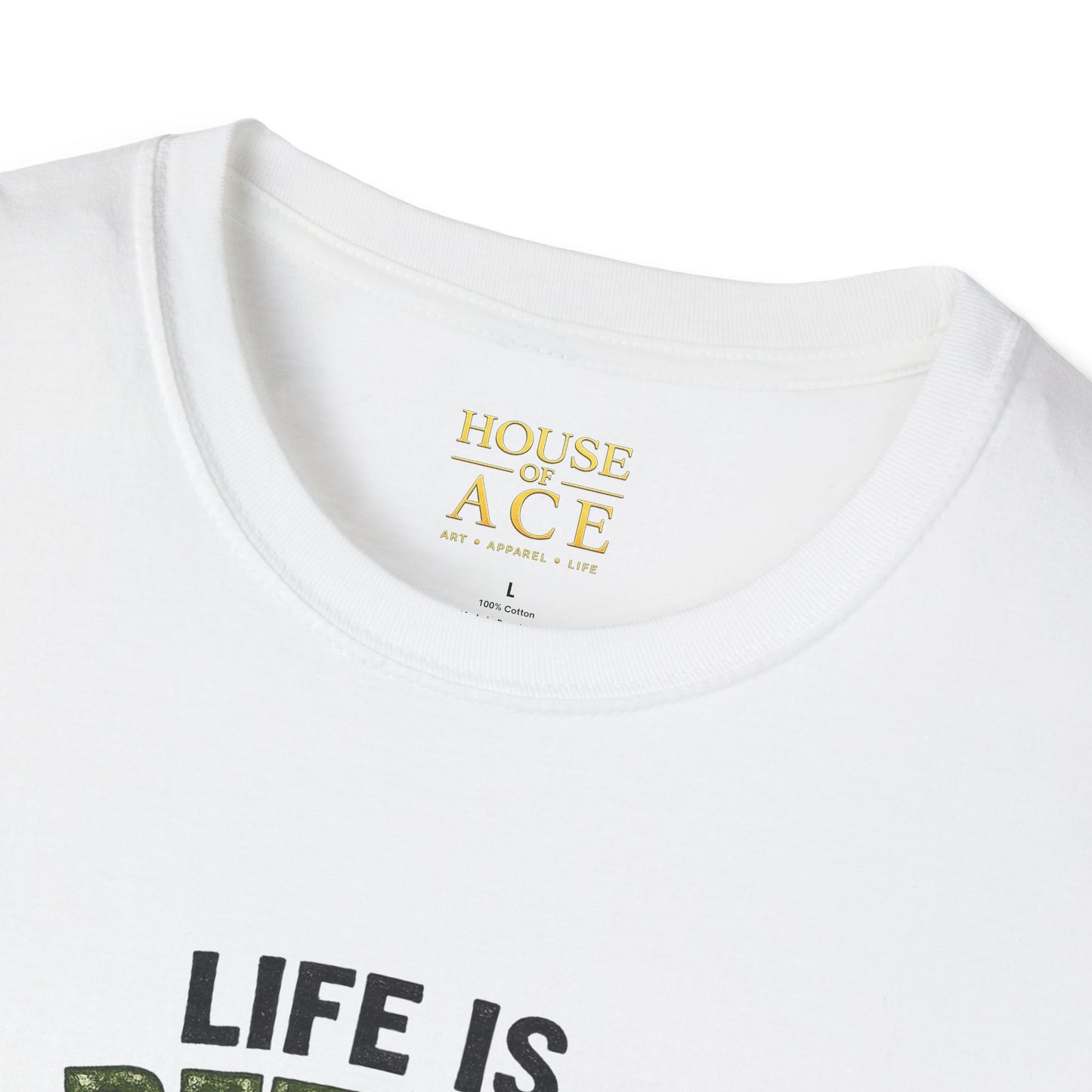 Golf Penguin T-Shirt — "Life Is Better On The Green Penguin Golf Tee by House of Ace