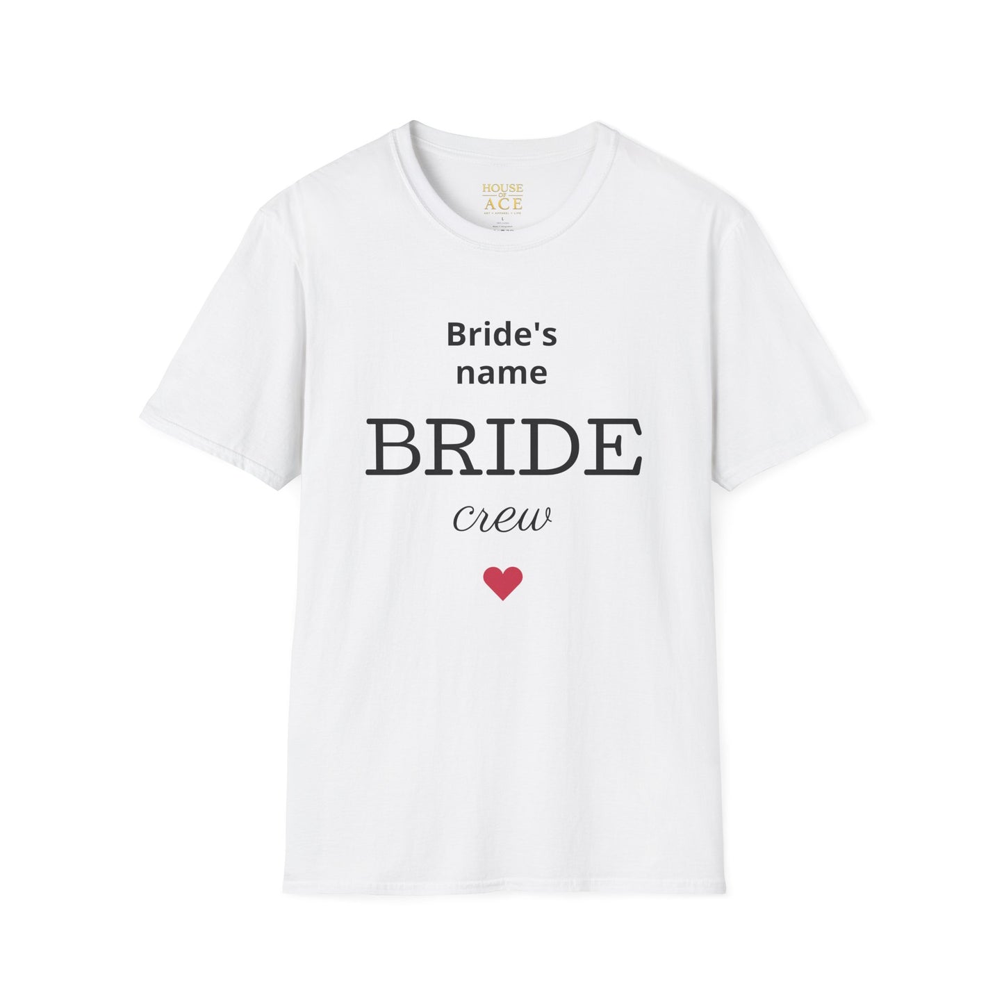 Bride Hen Do Crew T‑Shirt — Personalized Bridal Party Tee
