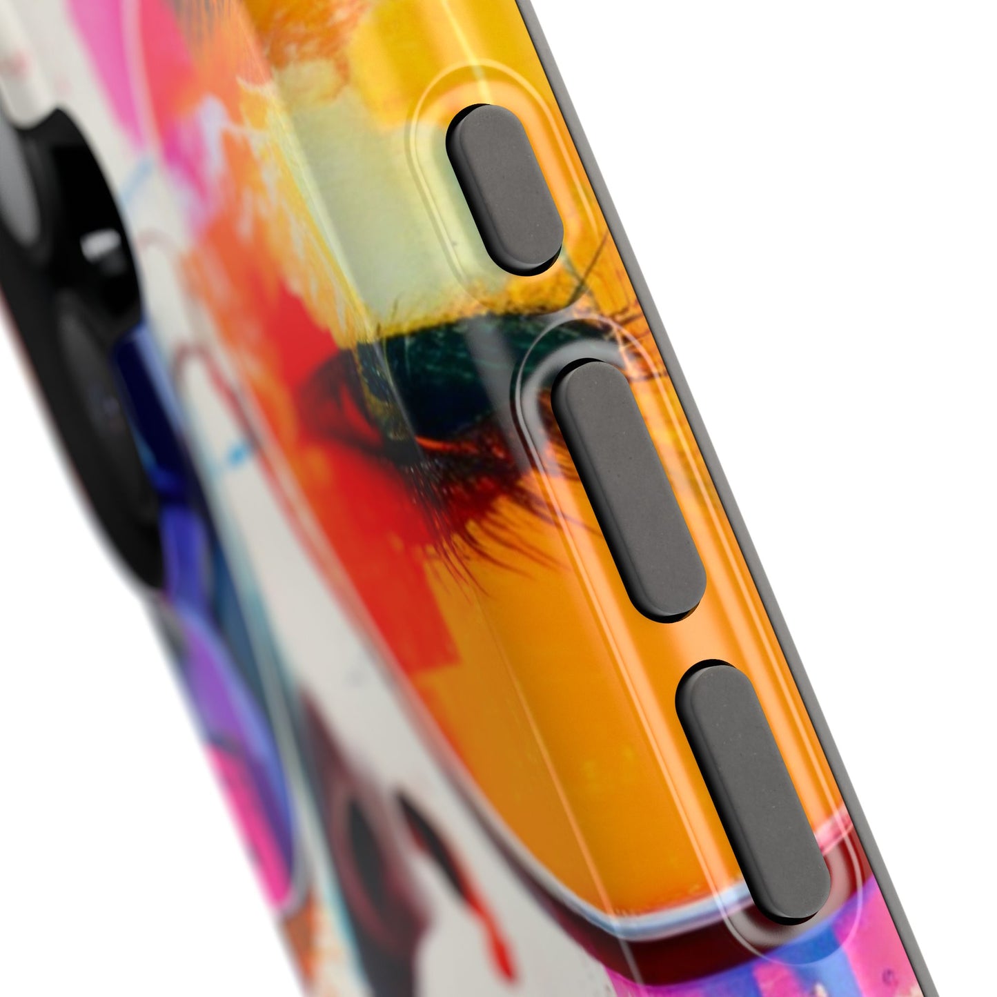 Neon Muse Pop-Art MagSafe® Phone Case by House of Ace Colourful Pop Art Woman Magnetic Impact-Resistant Case